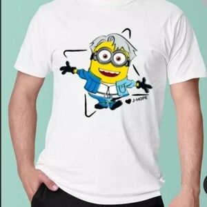Illumination’s Despicable Me 4 Collab with BTS (J-Hope) White Size Small NWT